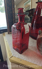 Load image into Gallery viewer, Red Glass Square Jug...by San Miguel
