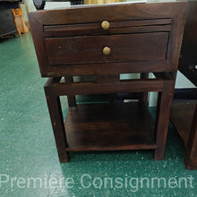 Load image into Gallery viewer, Nightstand w/ Drawer &amp; Tray...by Pinkcity

