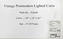 Load image into Gallery viewer, Vintage Postmodern Curio...by Pulaski
