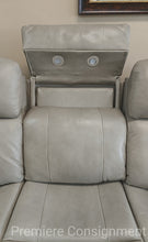 Load image into Gallery viewer, Leather Power Recliner Sofa...by Haverty's
