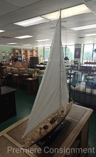 Load image into Gallery viewer, Endeavor Large Sailboat Model 52" Tall
