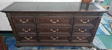 Load image into Gallery viewer, Nine Drawer Marble Top Dresser... By American Signature

