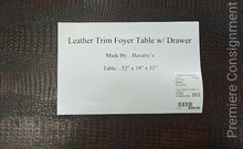 Load image into Gallery viewer, Foyer Table w/ Drawer...by Haverty's
