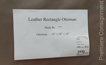 Load image into Gallery viewer, Leather Ottoman
