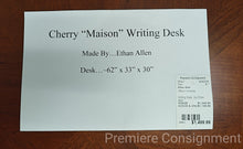 Load image into Gallery viewer, Cherry Wood Writing Desk...by Ethan Allen
