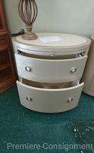Load image into Gallery viewer, Two Drawer Oval Nightstand...by Caracole
