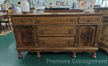 Load image into Gallery viewer, &quot;Jacobean&quot; Oak  Buffet
