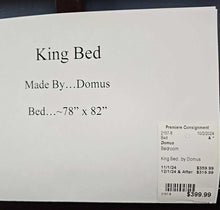 Load image into Gallery viewer, King Bed...by Domus
