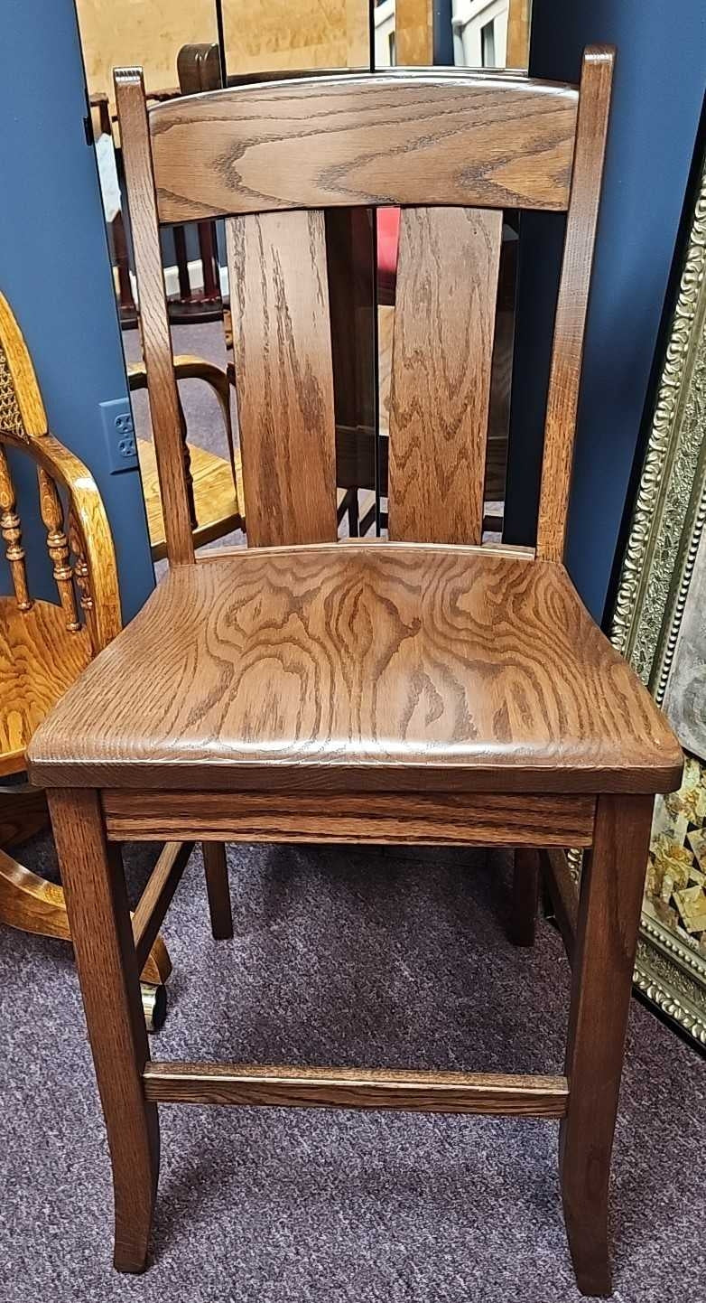 Set of Four Custom Counter Hgt. Stools...by Amish Excellence