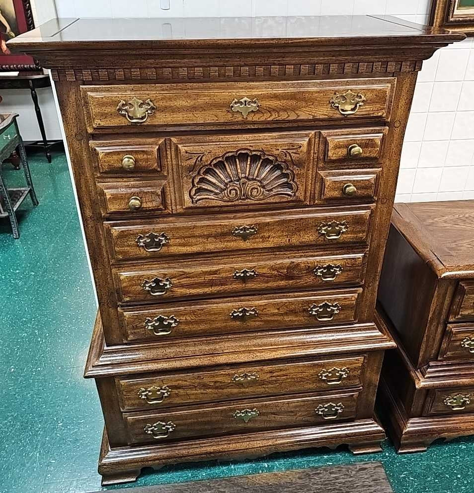 Large Vintage Six Drawer Chest of Drawers