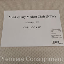 Load image into Gallery viewer, Mid Century Modern Chair (NEW)
