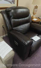 Load image into Gallery viewer, Power Rocker / Recliner Leather Chair...by Lazyboy
