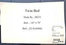 Load image into Gallery viewer, Twin Bed...by IKEA
