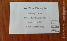 Load image into Gallery viewer, Five Piece Dining Set...by TCHI
