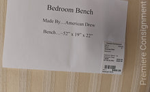 Load image into Gallery viewer, Bedroom Bench...by American Drew
