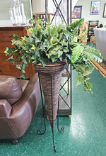 Load image into Gallery viewer, Floor Vase w/ Stand &amp; Greenry
