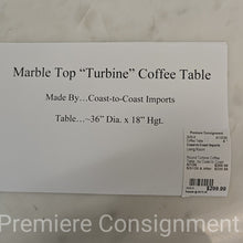 Load image into Gallery viewer, Round Turbine Coffee Table...by Coast to Coast Imports
