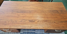 Load image into Gallery viewer, Clybourn Walnut Executive  Desk...by Crate &amp; Barrel
