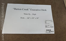 Load image into Gallery viewer, "Barton Creek" Executive Desk...by Sligh
