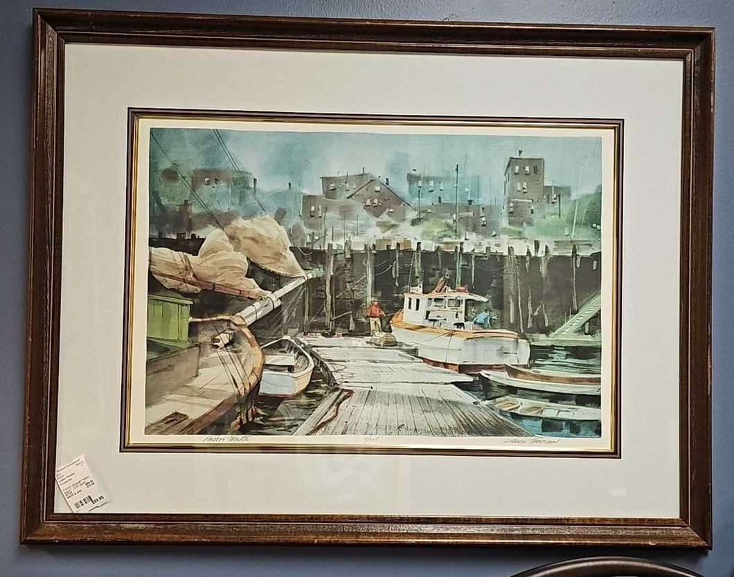 Framed Lithograph 