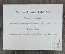 Load image into Gallery viewer, Seven Piece Dining Table Set...by Hooker
