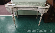 Load image into Gallery viewer, "Kidney" Writing Desk w/ Antique Mirrored Top...by Hooker
