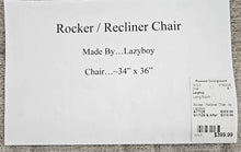 Load image into Gallery viewer, Rocker / Recliner Chair...by Lazyboy
