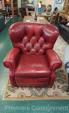 Load image into Gallery viewer, Tufted Leather Recliner Chair...by Ethan Allen
