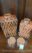 Load image into Gallery viewer, Set of Two Decorative Ceramic Jugs w/ Lid...by Uttermost
