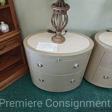 Load image into Gallery viewer, Two Drawer Oval Nightstand...by Caracole
