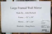 Load image into Gallery viewer, Large Framed Mirror...by John Richard
