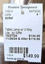 Load image into Gallery viewer, Table Lamp w/ 3 Way Lite...by Stiffel
