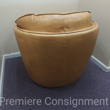 Load image into Gallery viewer, Leather Swivel Club Chiar...by Premium Leather
