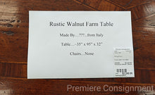 Load image into Gallery viewer, Rustic Italian Farmtable
