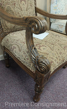 Load image into Gallery viewer, Upholstered Chair with Wooden Arms
