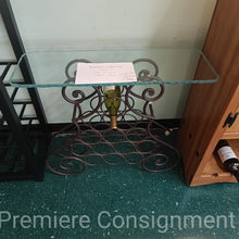 Load image into Gallery viewer, Wrought Iron Wine Rack
