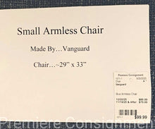 Load image into Gallery viewer, Blue Armless Chair
