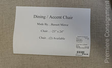 Load image into Gallery viewer, Dining Chair...by Basett Mirror
