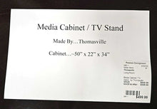 Load image into Gallery viewer, Media Cabinet /  TV Stand...by Thomasville
