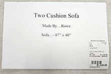 Load image into Gallery viewer, Two Cushion Sofa...by Rowe
