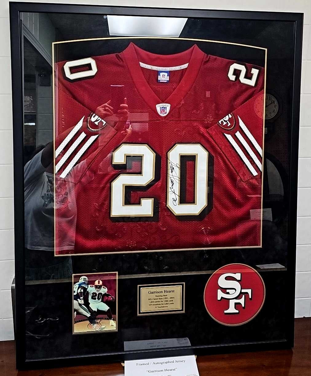 Autographed / Framed NFL Jersy 