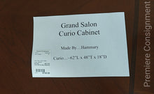 Load image into Gallery viewer, Hammary Grand Salon Curio Cabinet
