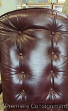 Load image into Gallery viewer, Tufted Leather Stationary Office Chair...by Leather Master
