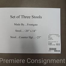 Load image into Gallery viewer, Set of Three Stools...by Frontgate

