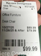 Load image into Gallery viewer, Wooden Leather Seat Arm Chair
