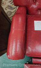 Load image into Gallery viewer, Tufted Leather Recliner Chair...by Ethan Allen
