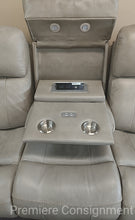 Load image into Gallery viewer, Leather Power Recliner Sofa...by Haverty's
