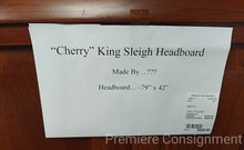 Load image into Gallery viewer, Cherry "King Bed" Headboard
