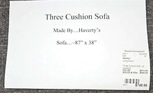 Load image into Gallery viewer, Three Cushion Sofa...by Haverty&#39;s
