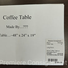 Load image into Gallery viewer, Coffee Table
